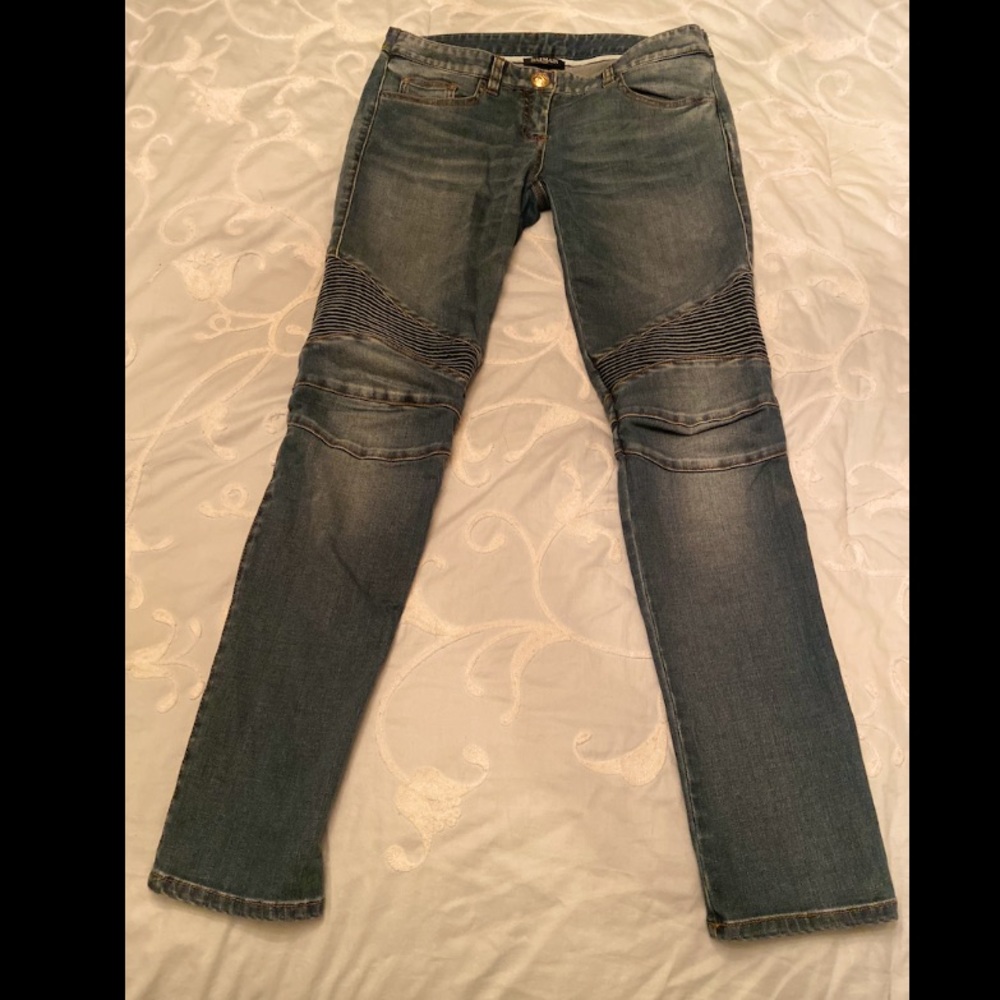 Balmain Jeans Pants Size FR40 (US 27) Authentic